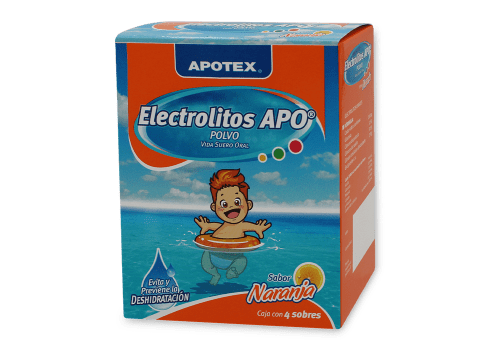 ELECTROLITOS APO NARANJA 4 SOBRES