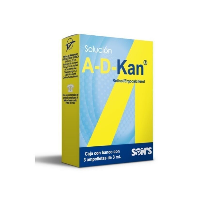 A-D-KAN 3 ML 3 AMP ORALES
