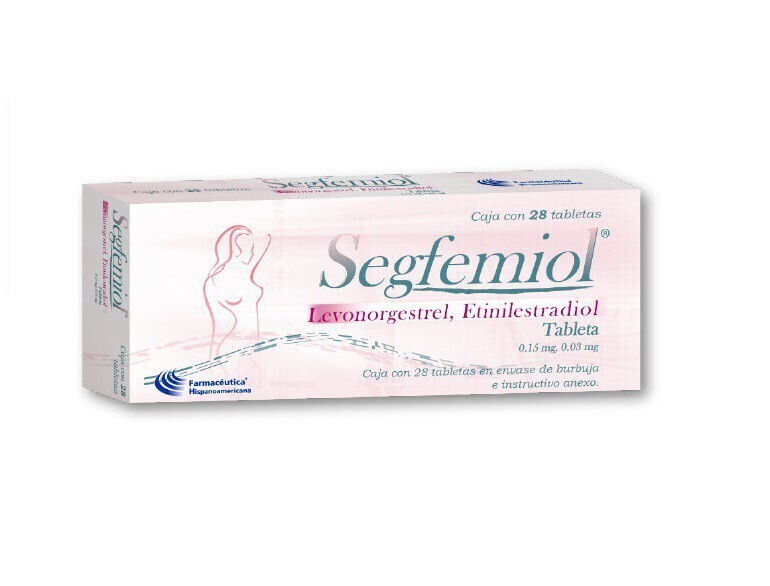 SEGFEMIOL 0.15/0.03 MG 21 TAB