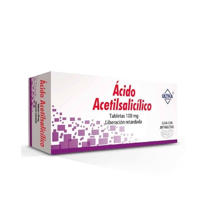 ACIDO ACETILSALICILICO 100 MG 30 TAB L.P. ULTRA