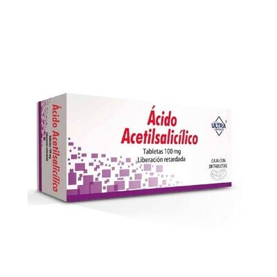 ACIDO ACETILSALICILICO 100 MG 30 TAB L.P. ULTRA