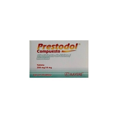 PRESTODOL COMPUESTO 250/10 MG 10 TAB