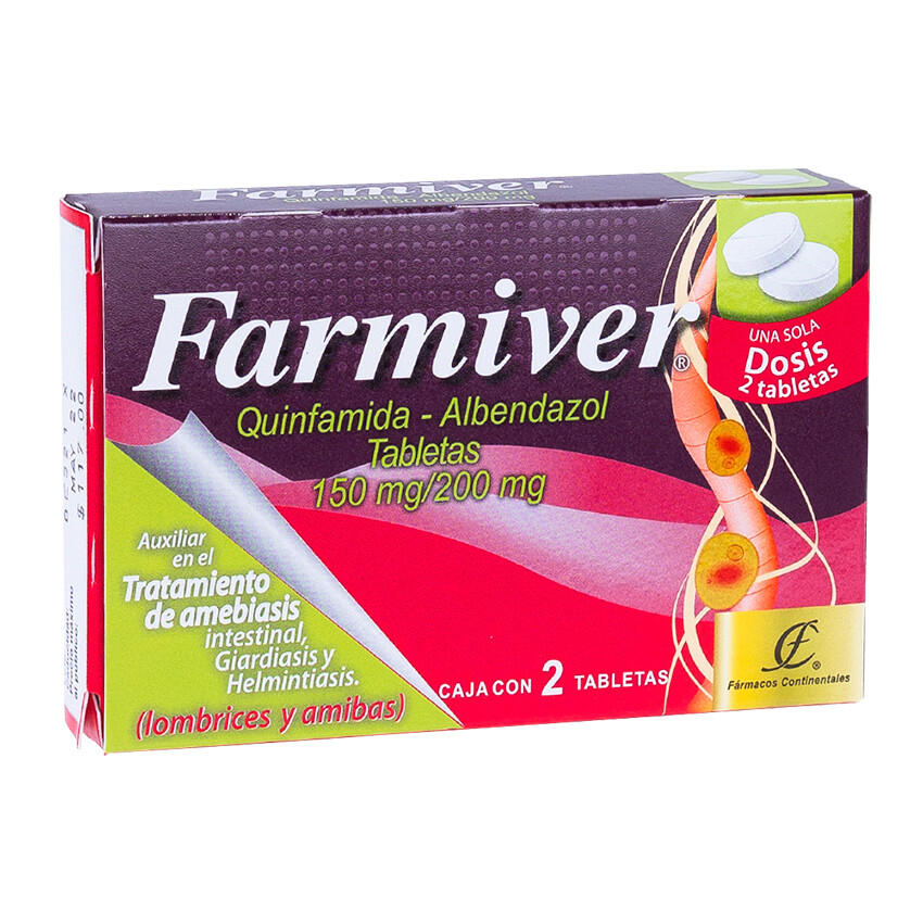 FARMIVER 150/200 MG 2 TAB