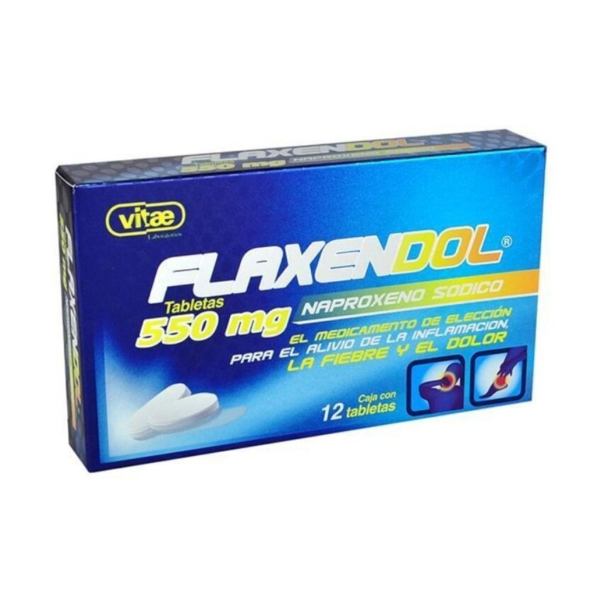 FLAXENDOL 550 MG 12 TAB
