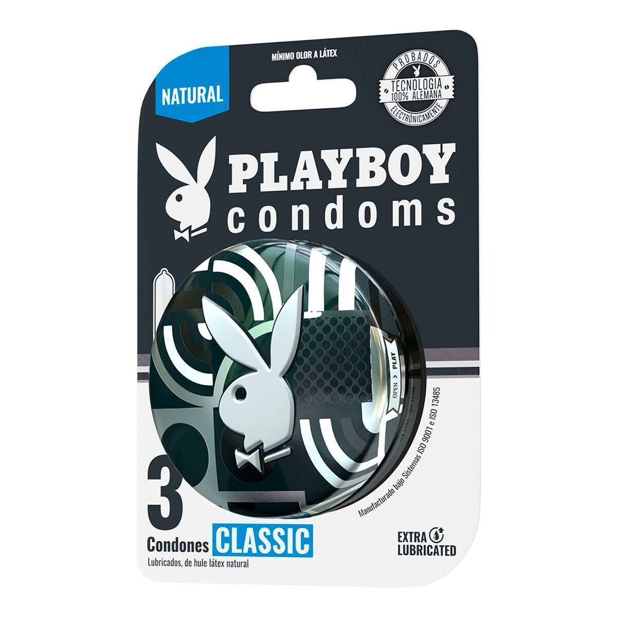 CONDONES PLAYBOY CLASSIC LATA 3 PZAS
