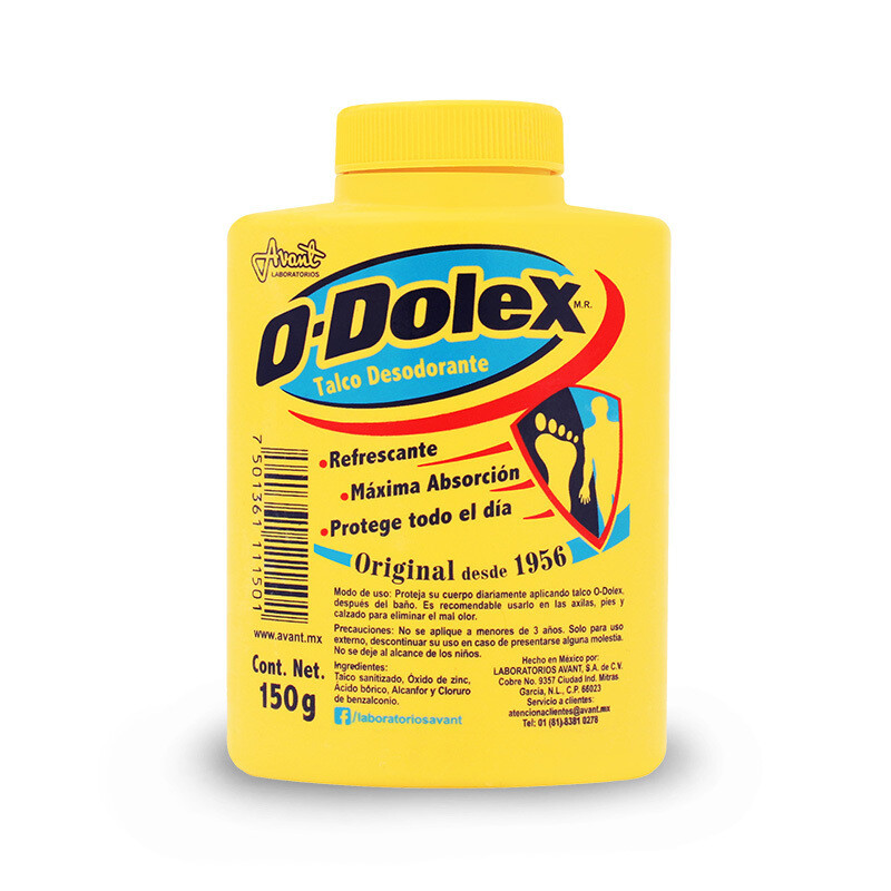 O-DOLEX AMAR TALCO 150 G