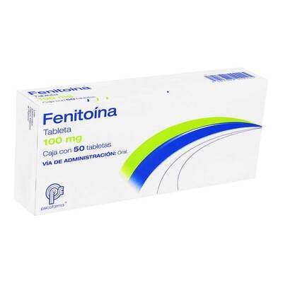 FENITOINA 100 MG 50 TAB PSICOFARMA