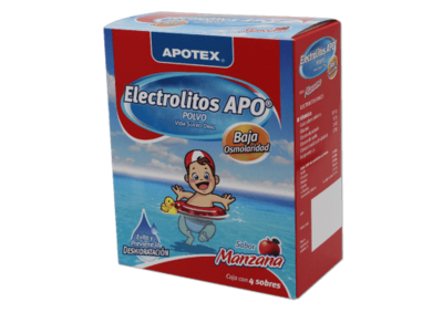ELECTROLITOS APO MANZANA 4 SOBRES