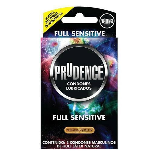 CONDONES PRUDENCE FULL SENSITIVE 3 PZAS