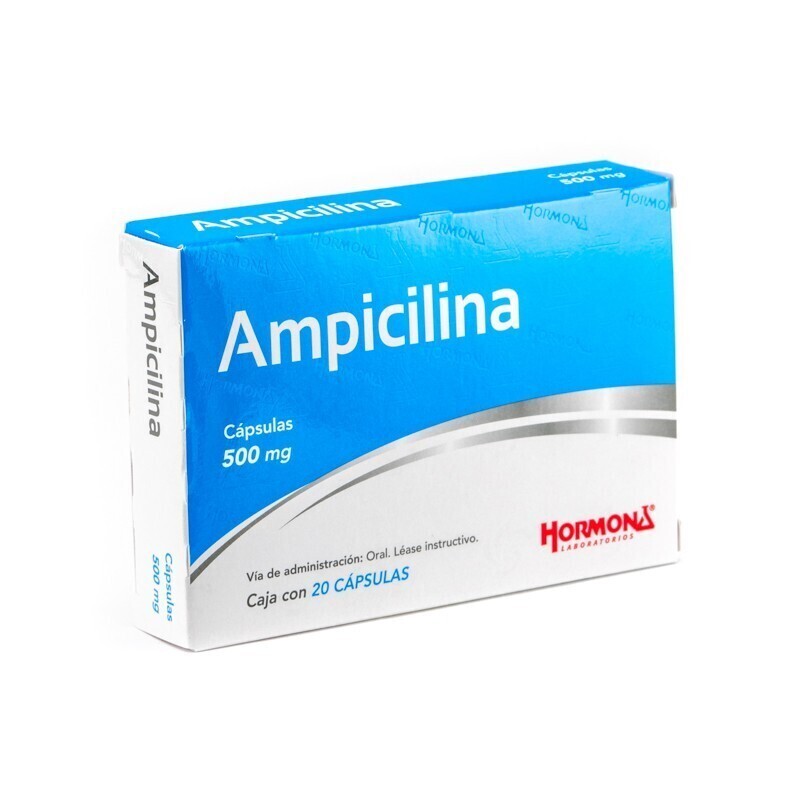 AMPICILINA 500 MG 20 CAP HORMONA