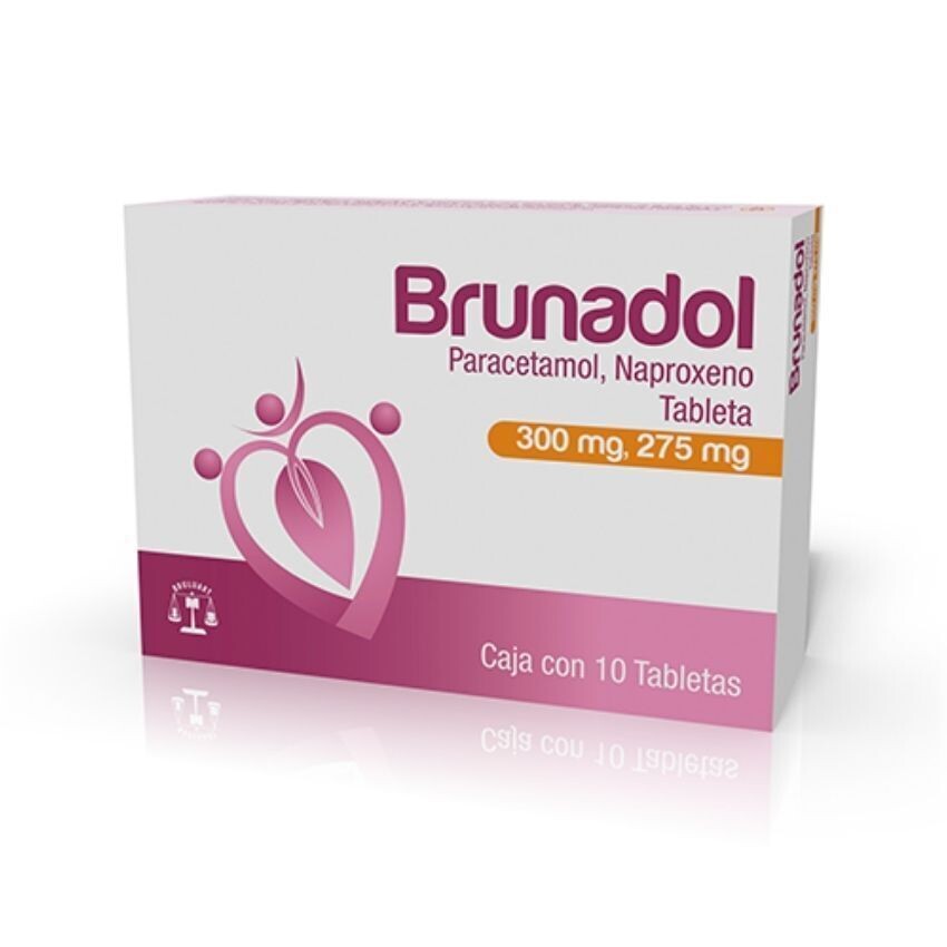 BRUNADOL 300/275 MG 10 TAB