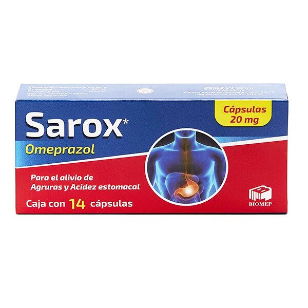 SAROX 20 MG 14 CAP