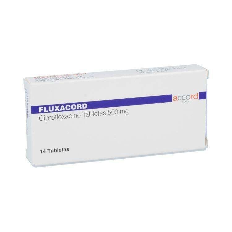 FLUXACORD 500 MG 14 TAB