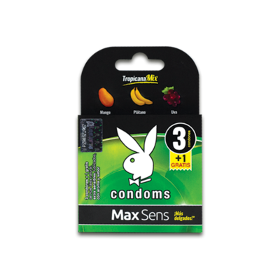 CONDONES TROPICANA MIX MAXSENS 3 PZAS