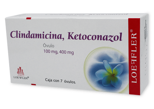 CLINDAMICINA, KETOCONAZOL 100/400 MG 7 OV LOEFFLER