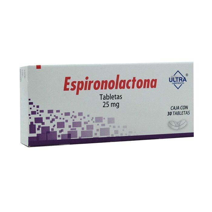 ESPIRONOLACTONA 25 MG 30 TAB ULTRA