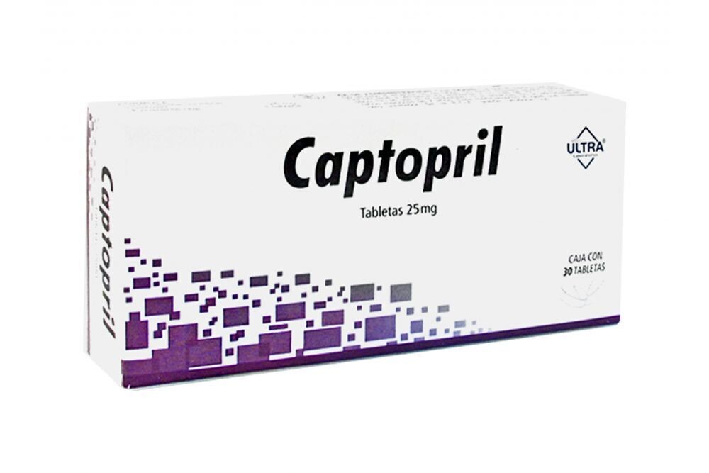 CAPTOPRIL 25 MG 30 TAB ULTRA