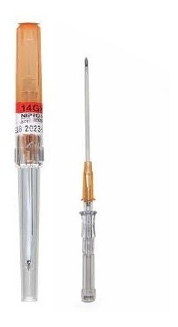 SAFELET CATETER IV 14Gx2&quot; (50MM) NARANJA NIPRO