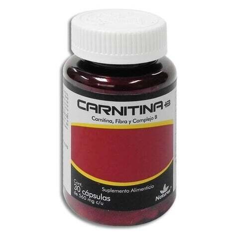 CARNITINA +B 560 MG 30 CAP NATUREX