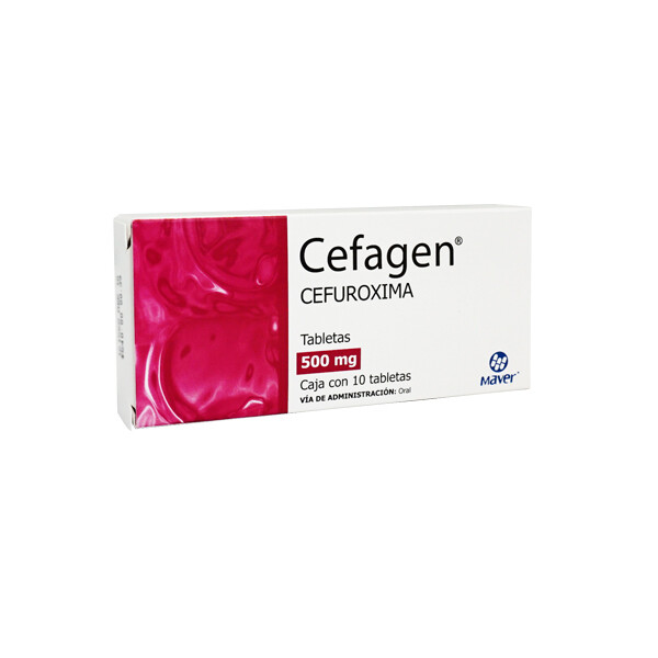 CEFAGEN 500 MG 10 TAB