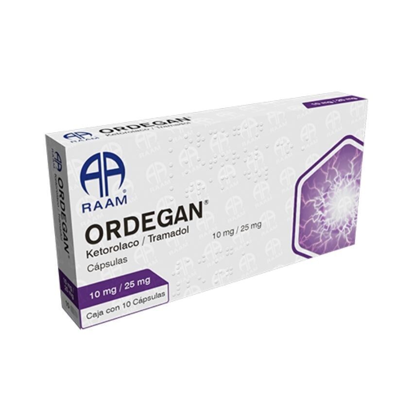ORDEGAN 10/25 MG 10 CAP