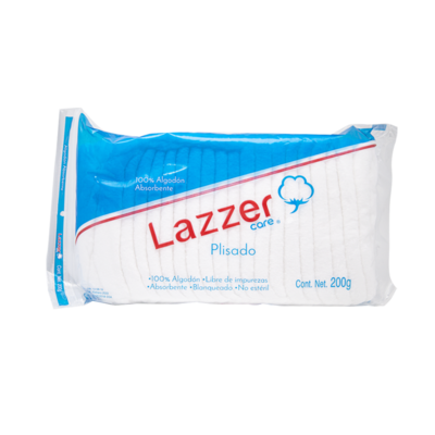 ALGODON PLISADO BOL 200 G LAZZER CARE