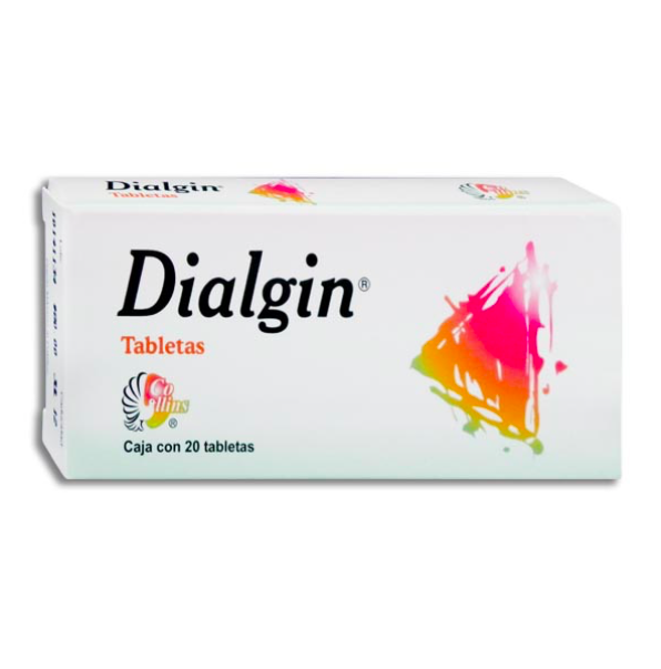 DIALGIN 200/200/50/2MG 20 TAB