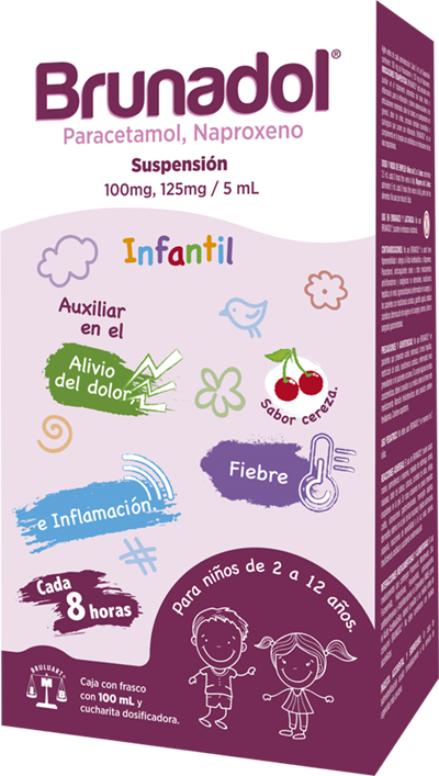 BRUNADOL 100/125 MG/5 ML SUSP 100 ML