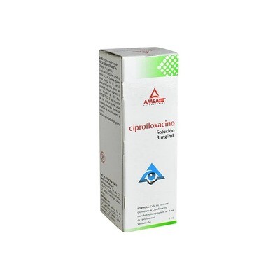 CIPROFLOXACINO 3 MG/1 ML GOT OFT 5 ML AMSA
