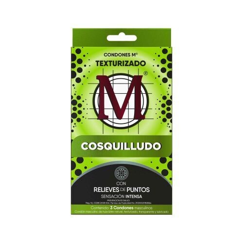 CONDONES M TEXTURIZADO 3 CONDONES