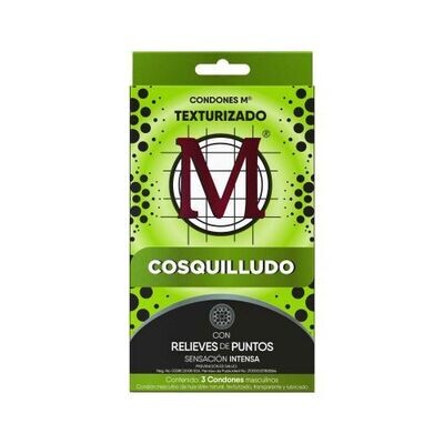 CONDONES M TEXTURIZADO 3 CONDONES