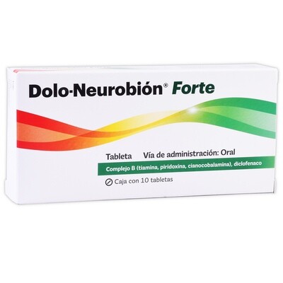 DOLO-NEUROBION FORTE 50/50/50/1 MG 10 TAB