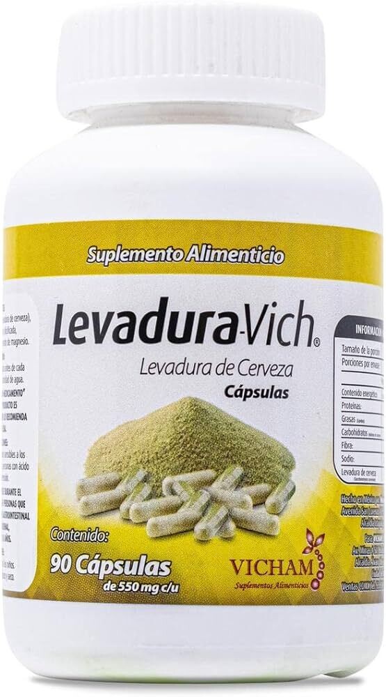 LEVADURA-VICH 550 MG 90 CAP