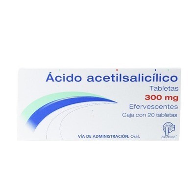 ACIDO ACETILSALICILICO 300 MG 20 TAB EFERV PSICOFARMA