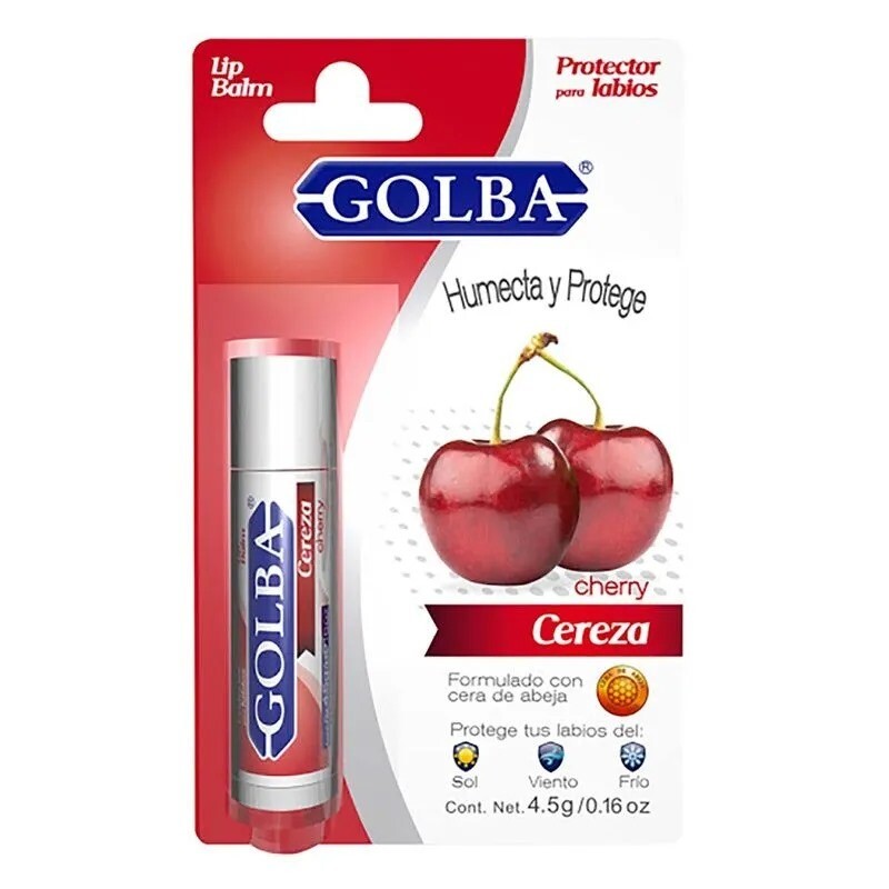 PROTECTOR LABIAL CEREZA BLISTER 4.5 G / 0.16 OZ GOLBA