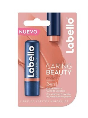 LABIAL NUDE CARING BEAUTY 2 EN 1 4.8 G LABELLO