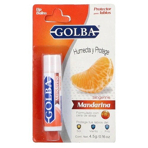 PROTECTOR LABIAL MANDARINA BLISTER 4.5 G /0.16 OZ GOLBA