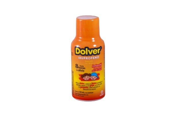 DOLVER INFANTIL 100/5 MG SUSP 120 ML