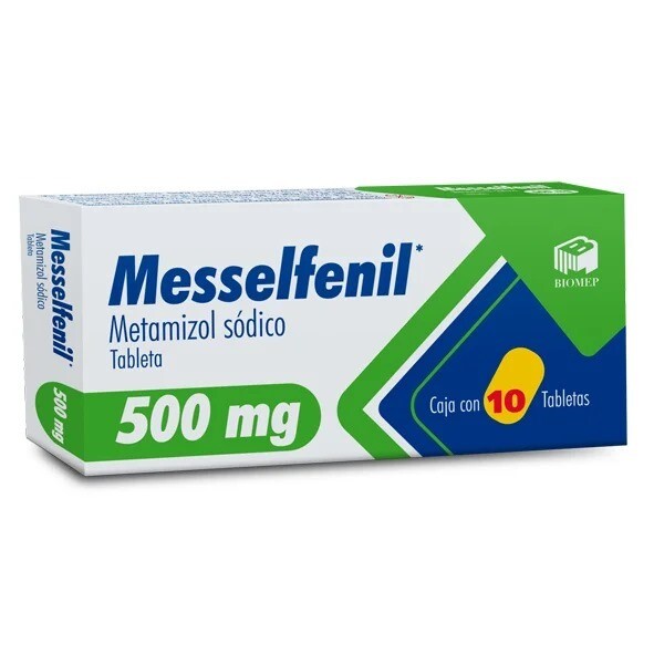 MESSELFENIL 500 MG 10 COMP