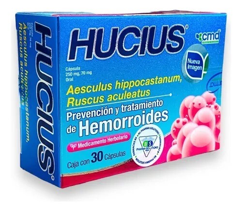 HUCIUS 250/70 MG 30 CAP