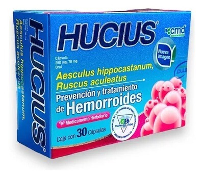 HUCIUS 250/70 MG 30 CAP