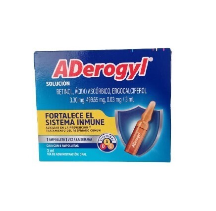 ADEROGYL 5 AMP ORALES 3 ML
