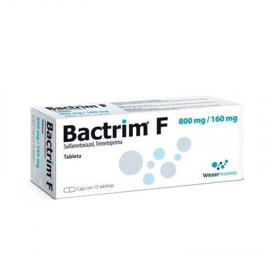 BACTRIM F 800, 160 MG 15 TAB