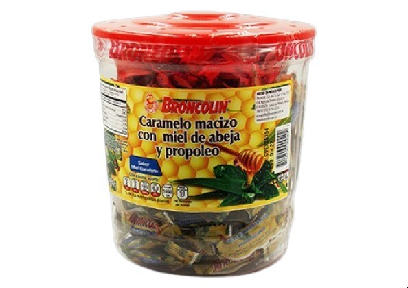 BRONCOLIN MIEL, EUCALIPTO VIT CARAMELOS 480 G