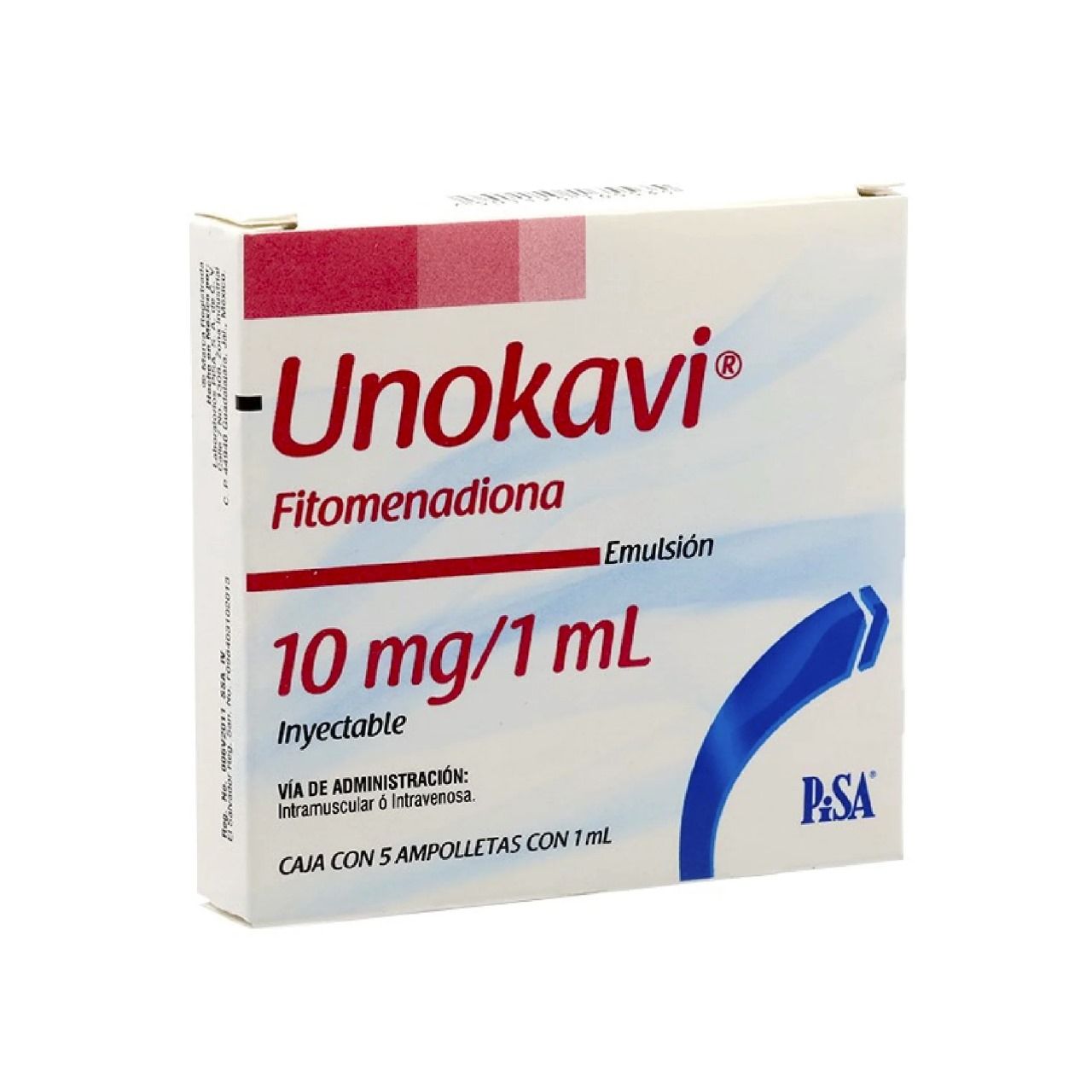 UNOKAVI 10 MG/1 ML 5 AMP EMULSION