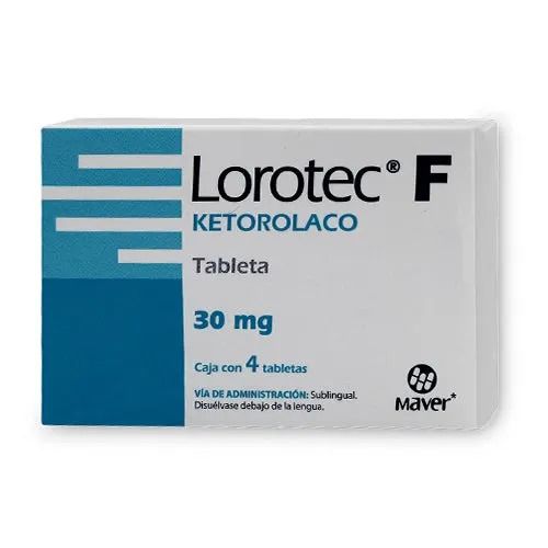 LOROTEC F 30 MG 4 TAB