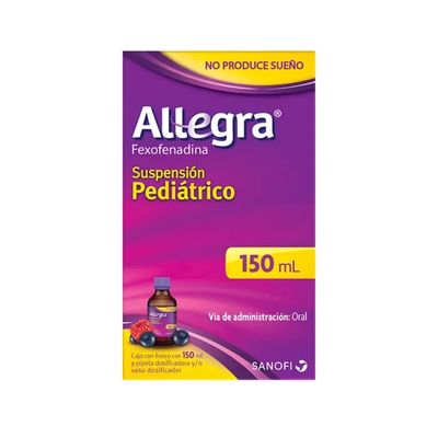 ALLEGRA PEDIÁTRICO 6 MG/1 ML SUSP 150 ML