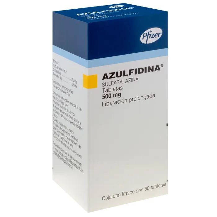 AZULFIDINA 500 MG 60 TAB