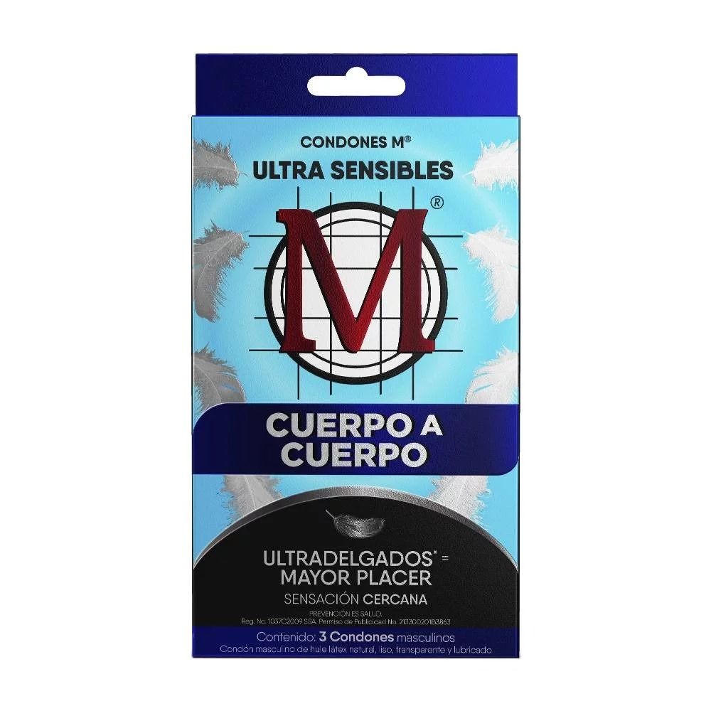 CONDONES M ULTRA SENSIBLE 3 CONDONES