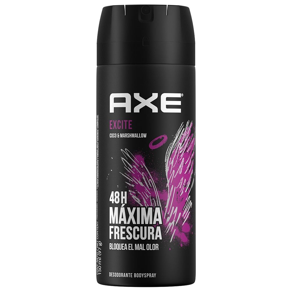 DESODORANTE EXCITE 48 H AXE AEROSOL HOMBRE 97 G